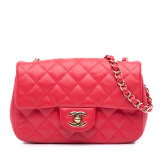Mini Rectangular Classic Lambskin Single Flap