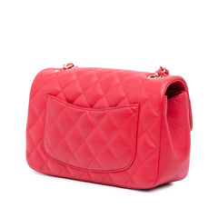 Mini Rectangular Classic Lambskin Single Flap