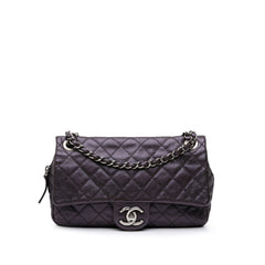Jumbo Quilted Caviar Easy Flap