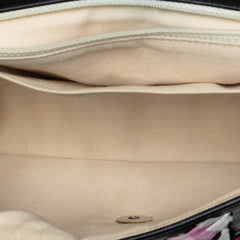 Medium Classic Lambskin and Silk Ribbon Single Flap