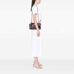 Medium Classic Lambskin and Silk Ribbon Single Flap