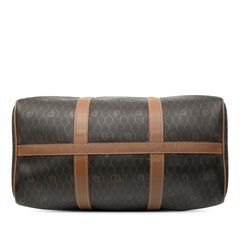 Honeycomb Coated Canvas Boston Bag