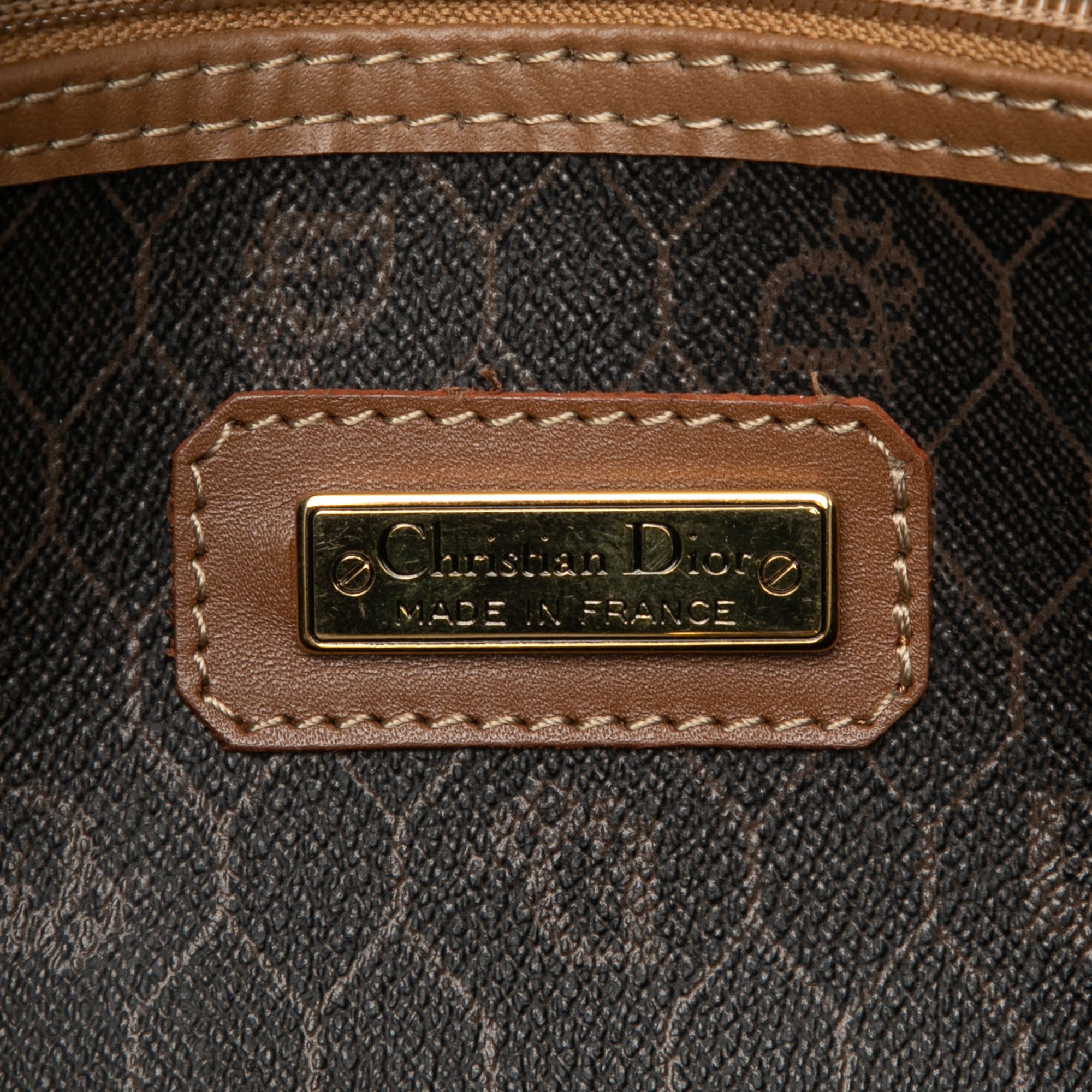 Honeycomb Coated Canvas Boston Bag