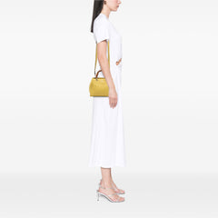 Mini Calfskin Bamboo Shopper Satchel