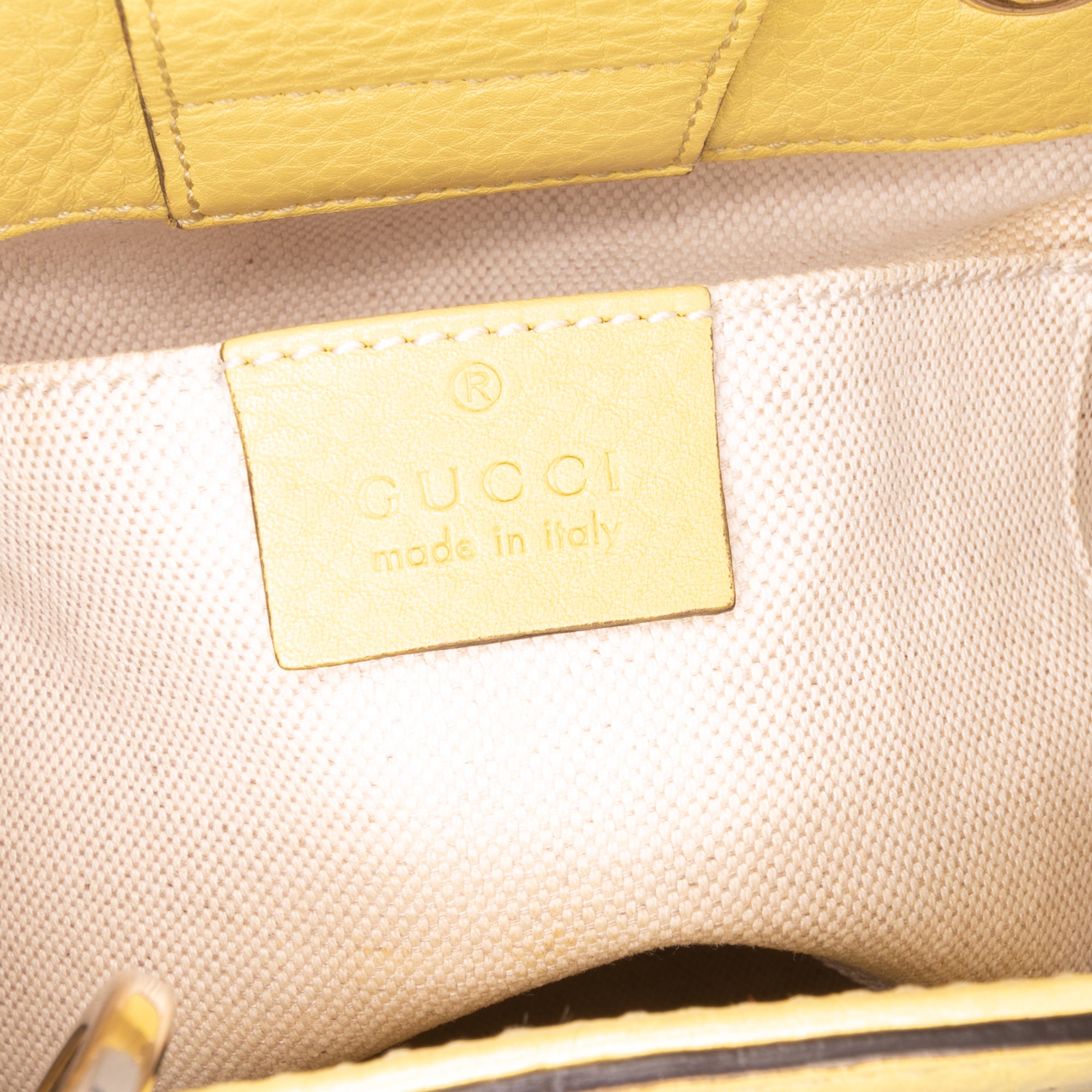 Mini Calfskin Bamboo Shopper Satchel