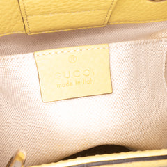 Mini Calfskin Bamboo Shopper Satchel