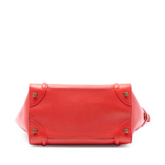 Mini Leather Luggage Tote