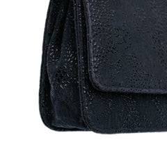 Lace Overlay Goatskin Wallet On Chain