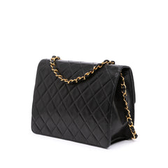 Small CC Quilted Lambskin Half Single Flap