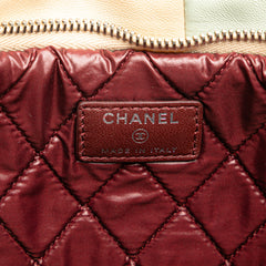 Medium Lambskin Colorblock Patchwork O Case