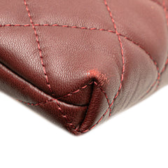 Medium Lambskin Colorblock Patchwork O Case