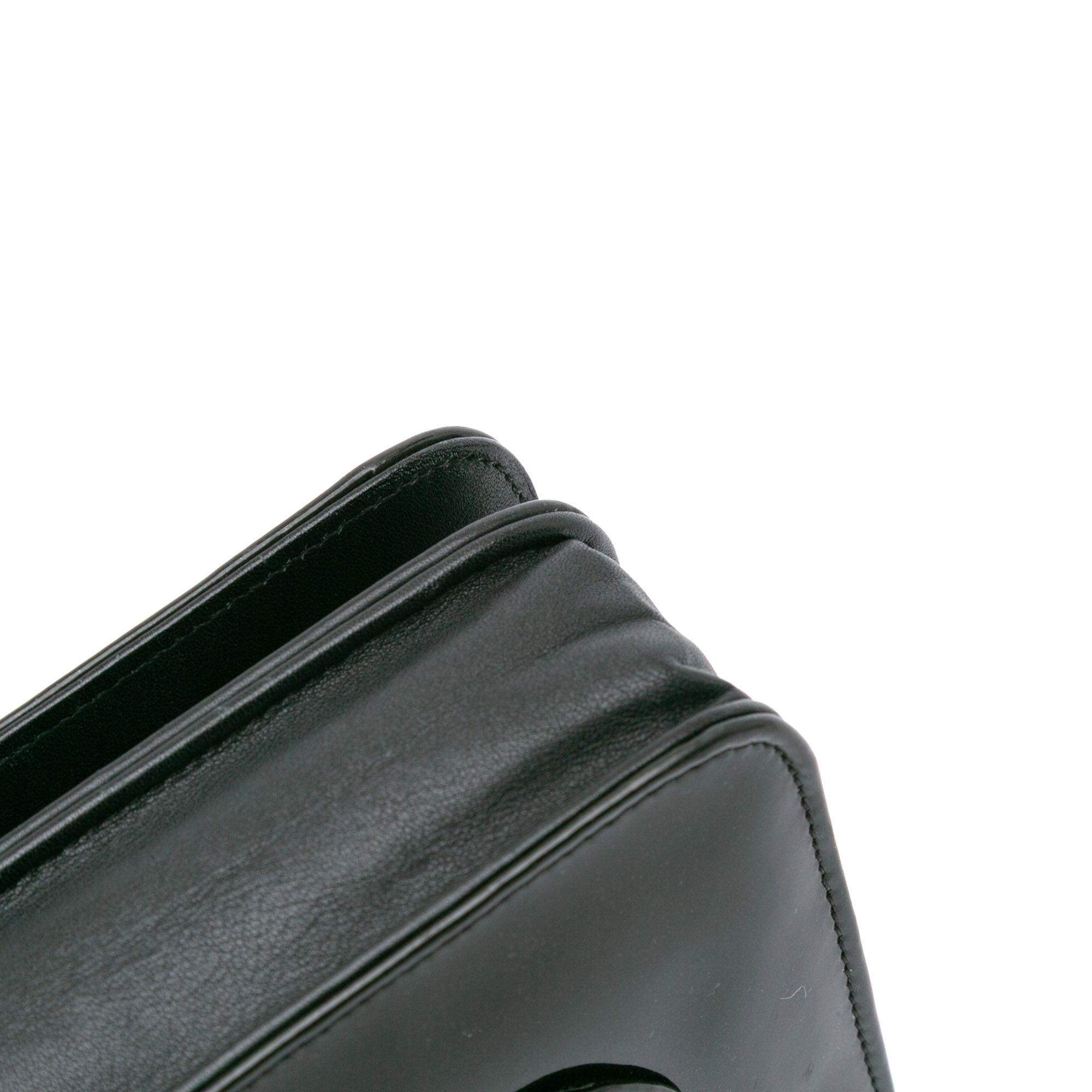 CC Patent Strass Embellished Wallet On Chain