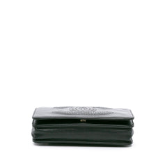 CC Patent Strass Embellished Wallet On Chain