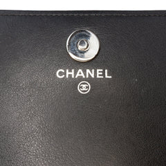 CC Patent Strass Embellished Wallet On Chain