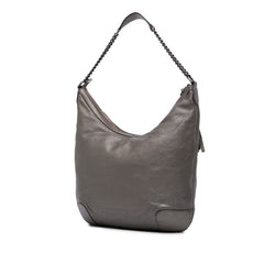 Metallic Leather Soho Shoulder Bag