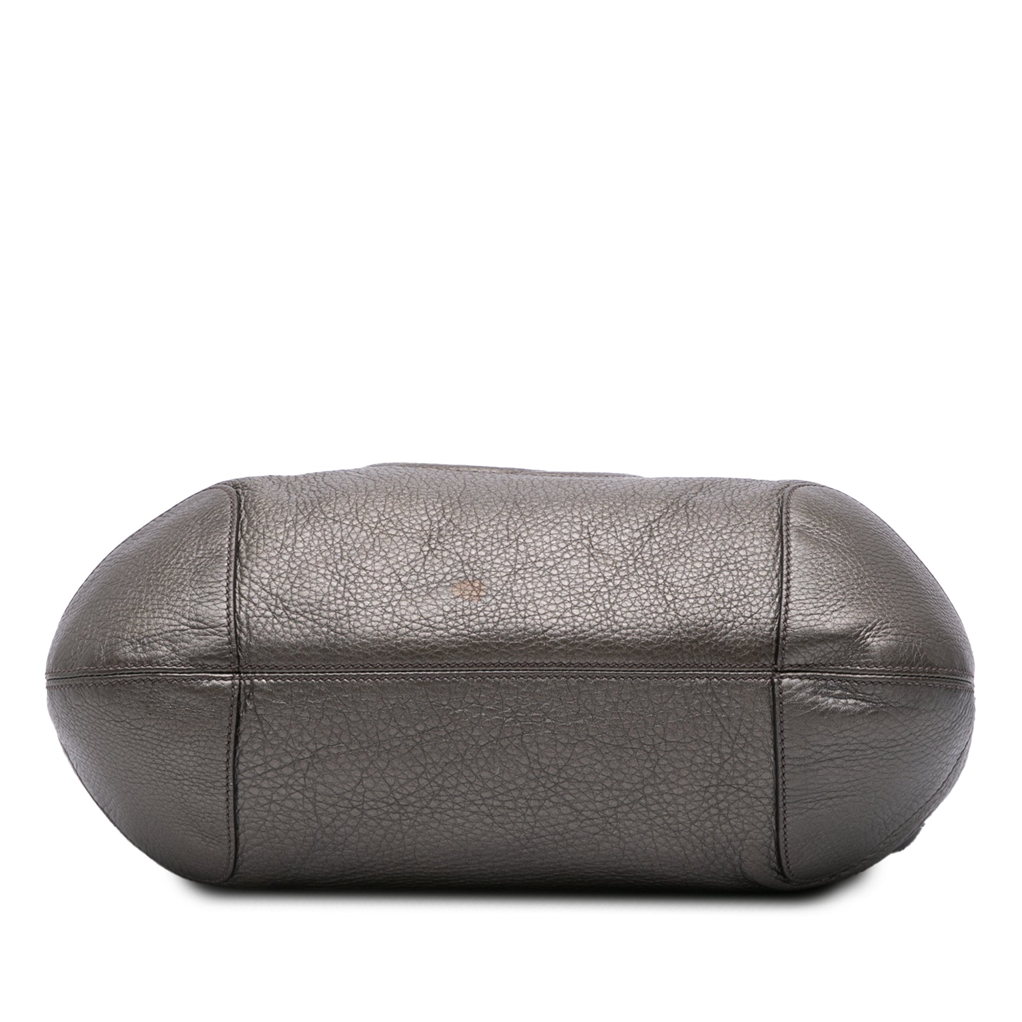 Metallic Leather Soho Shoulder Bag
