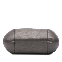 Metallic Leather Soho Shoulder Bag