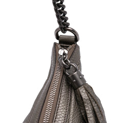 Metallic Leather Soho Shoulder Bag