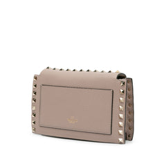 Rockstud Leather Flap Crossbody