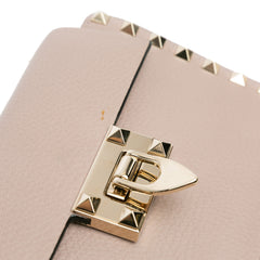 Rockstud Leather Flap Crossbody