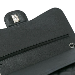 Jumbo Classic Caviar Double Flap