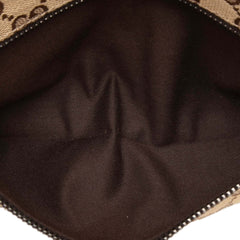 GG Canvas Web Double Pocket Belt Bag