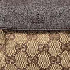 GG Canvas Web Double Pocket Belt Bag