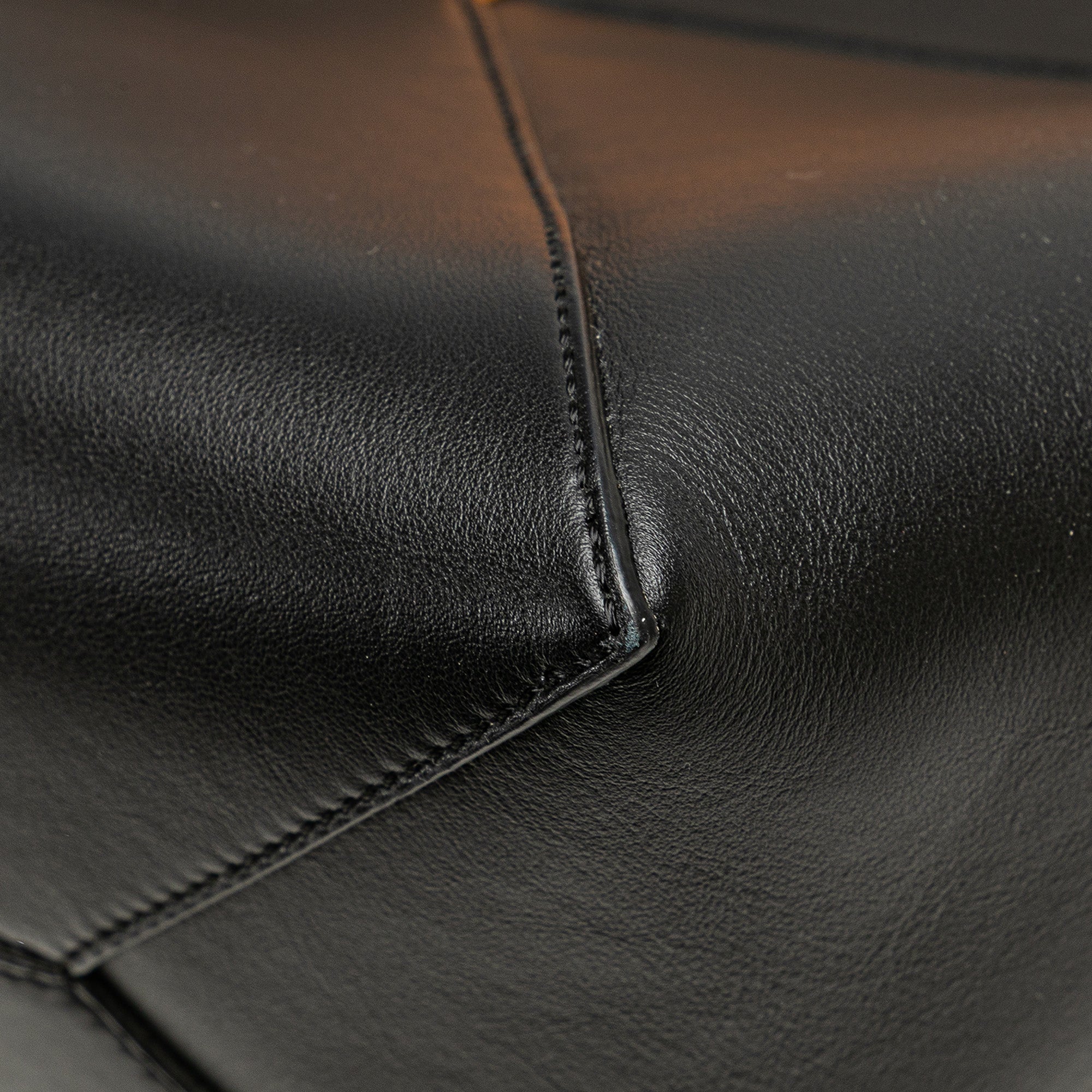 Medium Bicolor Calfskin Puzzle Fold Tote