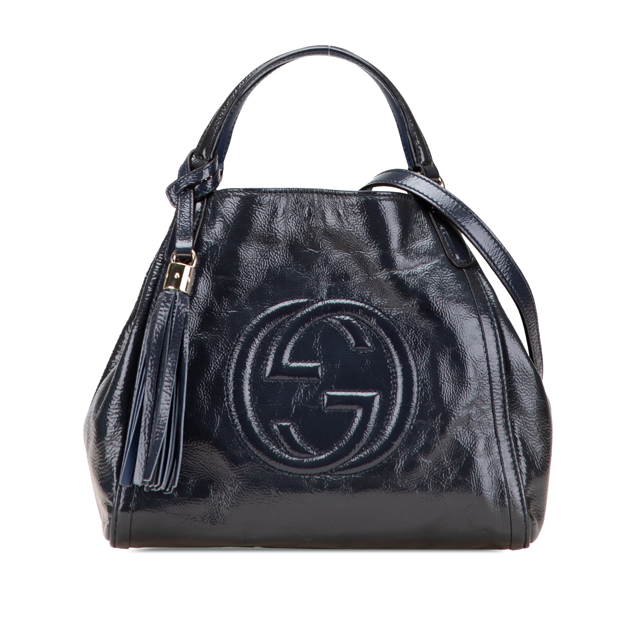 Small Patent Soho Satchel