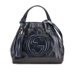 Small Patent Soho Satchel