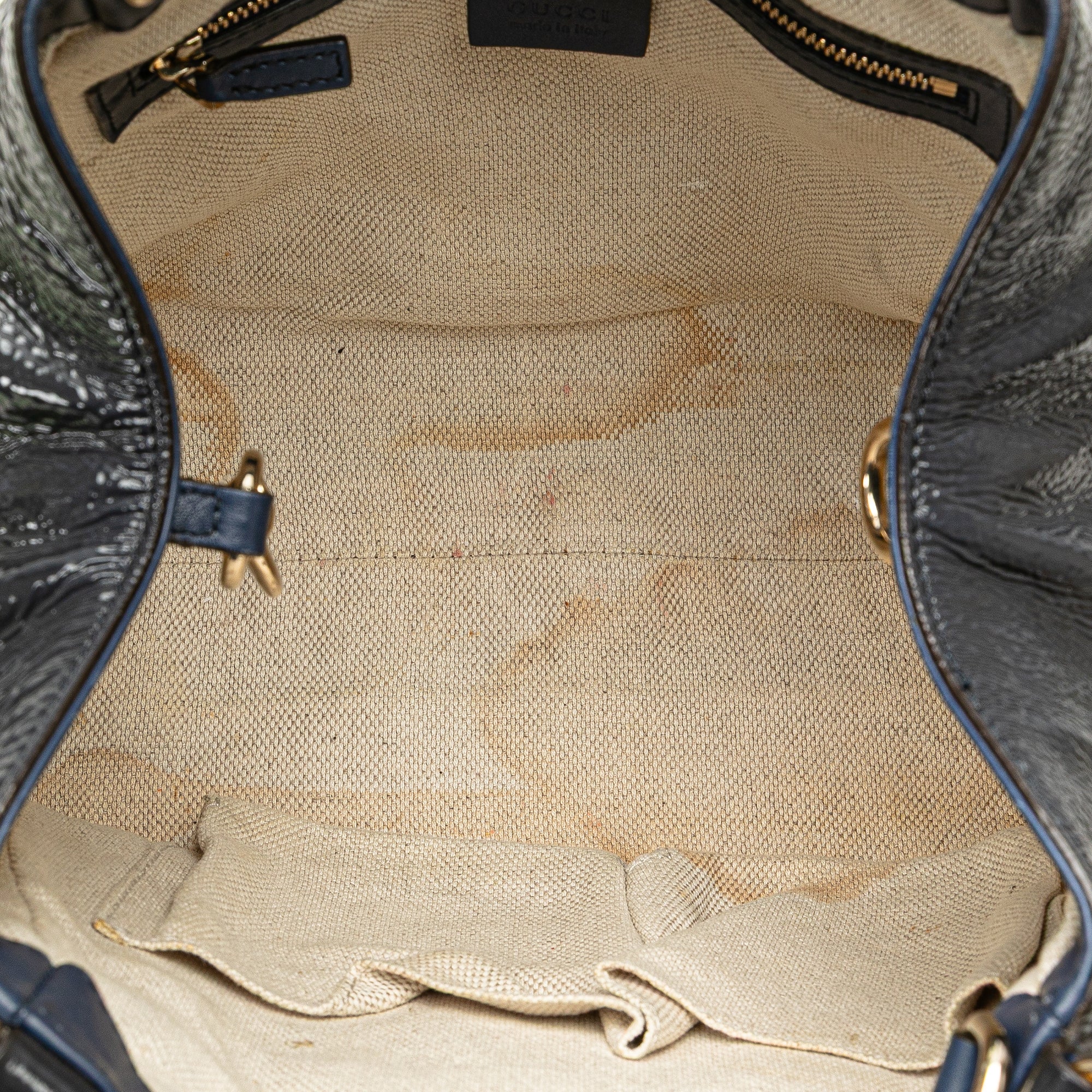 Small Patent Soho Satchel