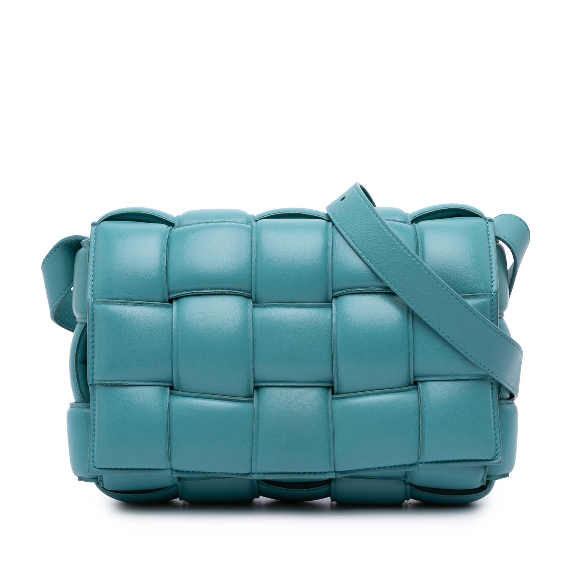 Nappa Intrecciato Padded Cassette Crossbody