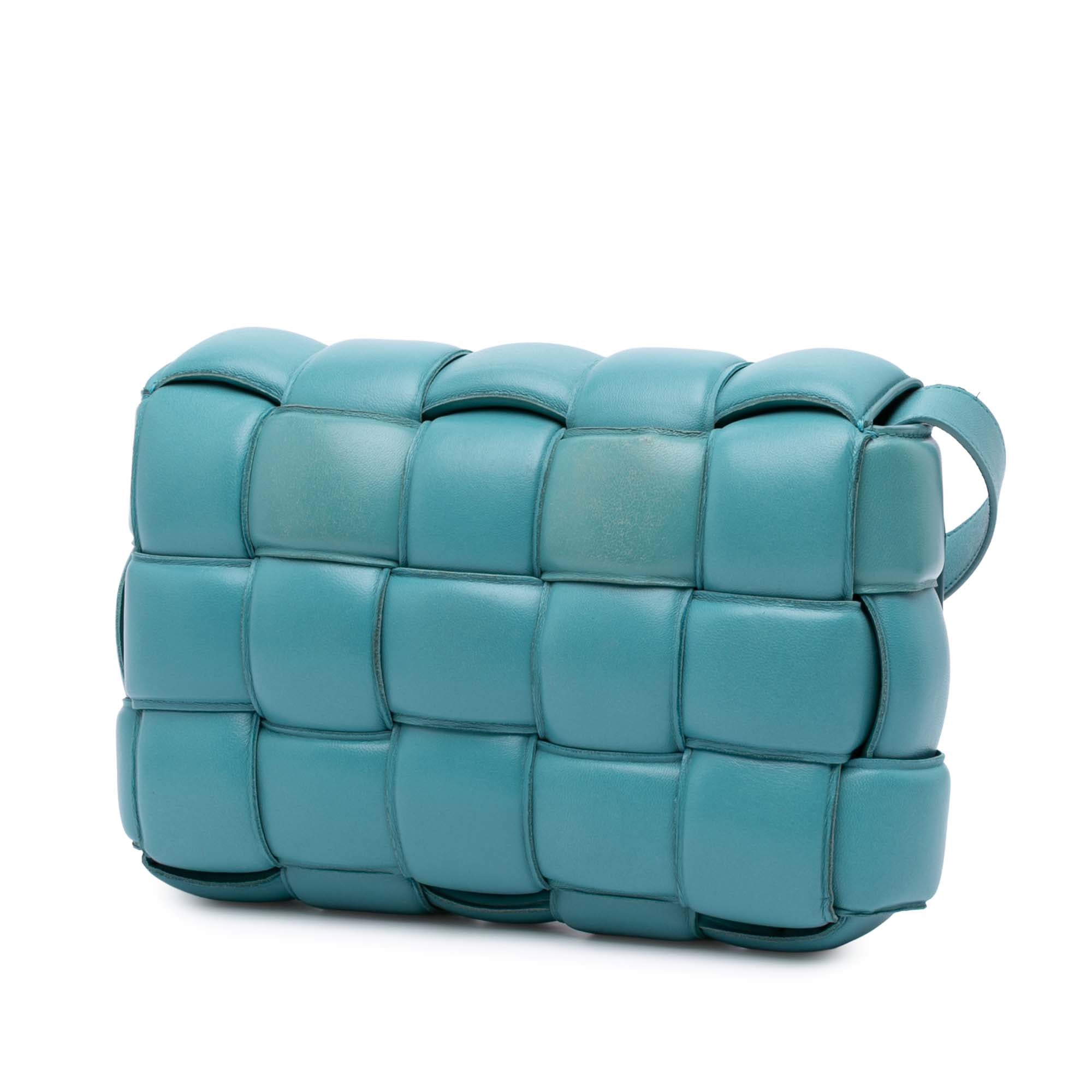 Nappa Intrecciato Padded Cassette Crossbody