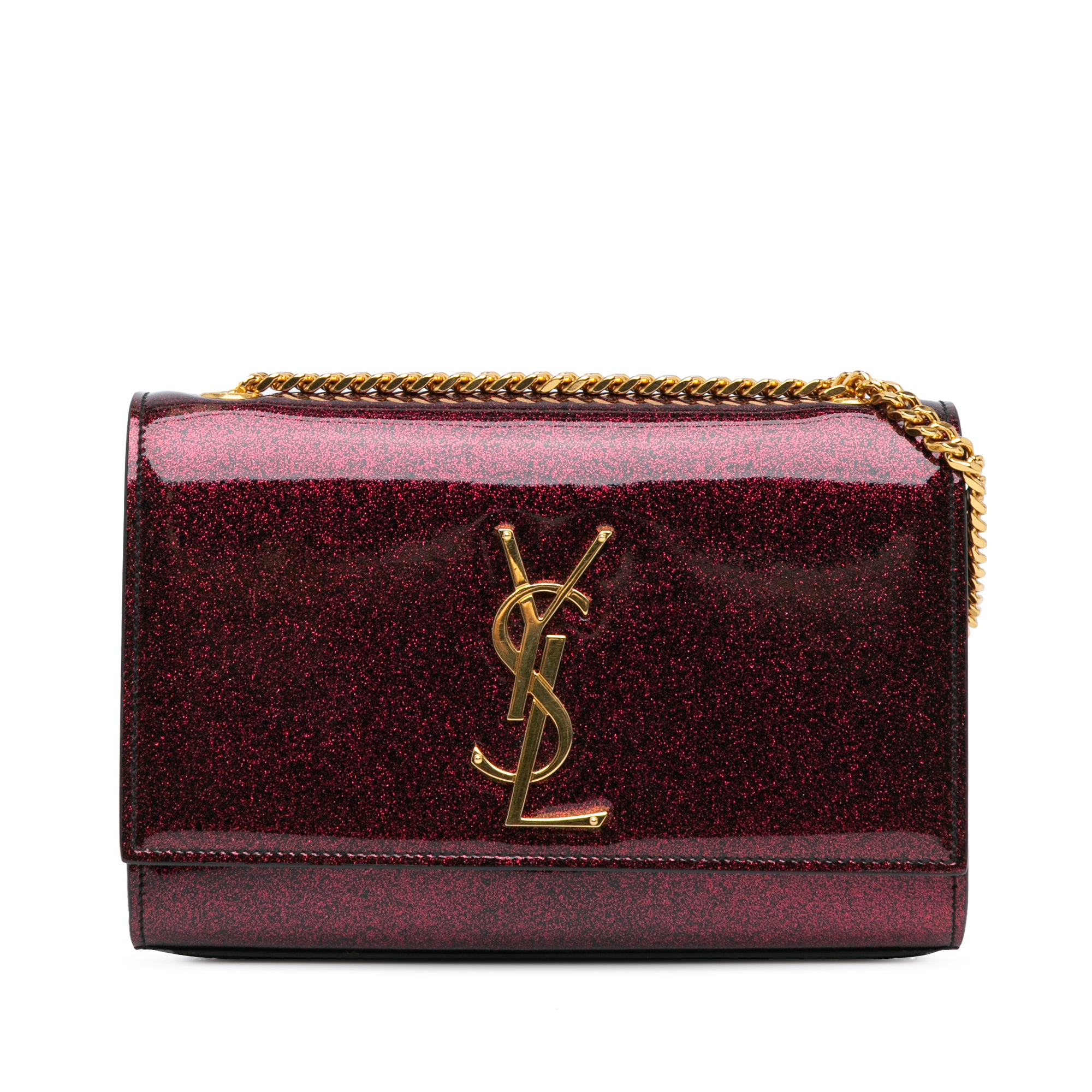 Small Glitter Patent Kate Crossbody