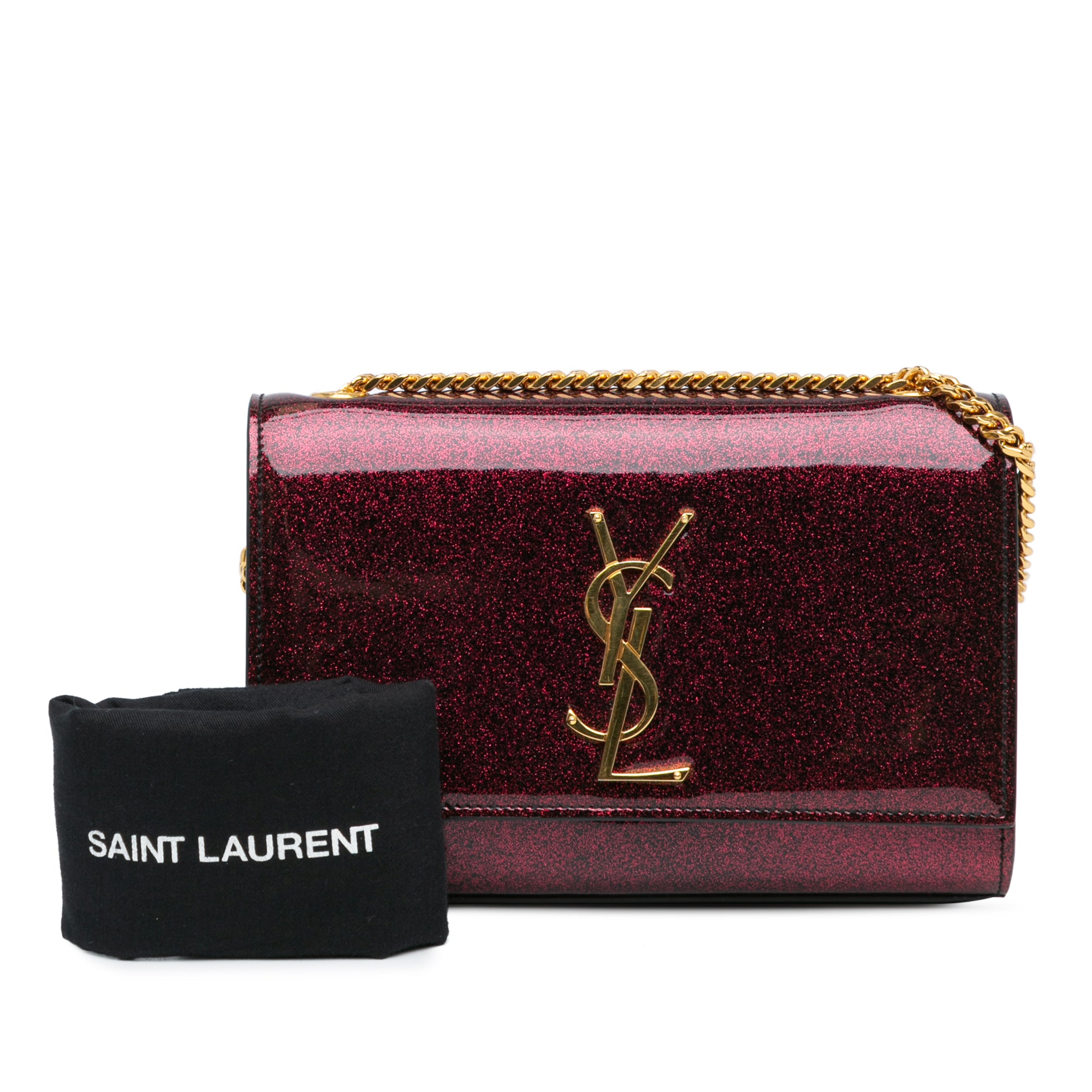 Small Glitter Patent Kate Crossbody