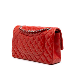 Medium Classic Lambskin Double Flap