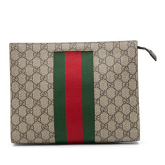 GG Supreme Web Clutch