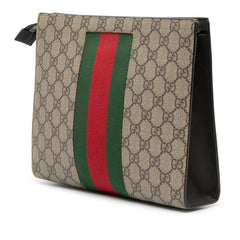 GG Supreme Web Clutch