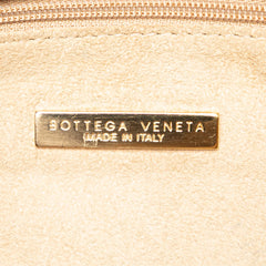Small Metallic Leather Intrecciato Shoulder Bag