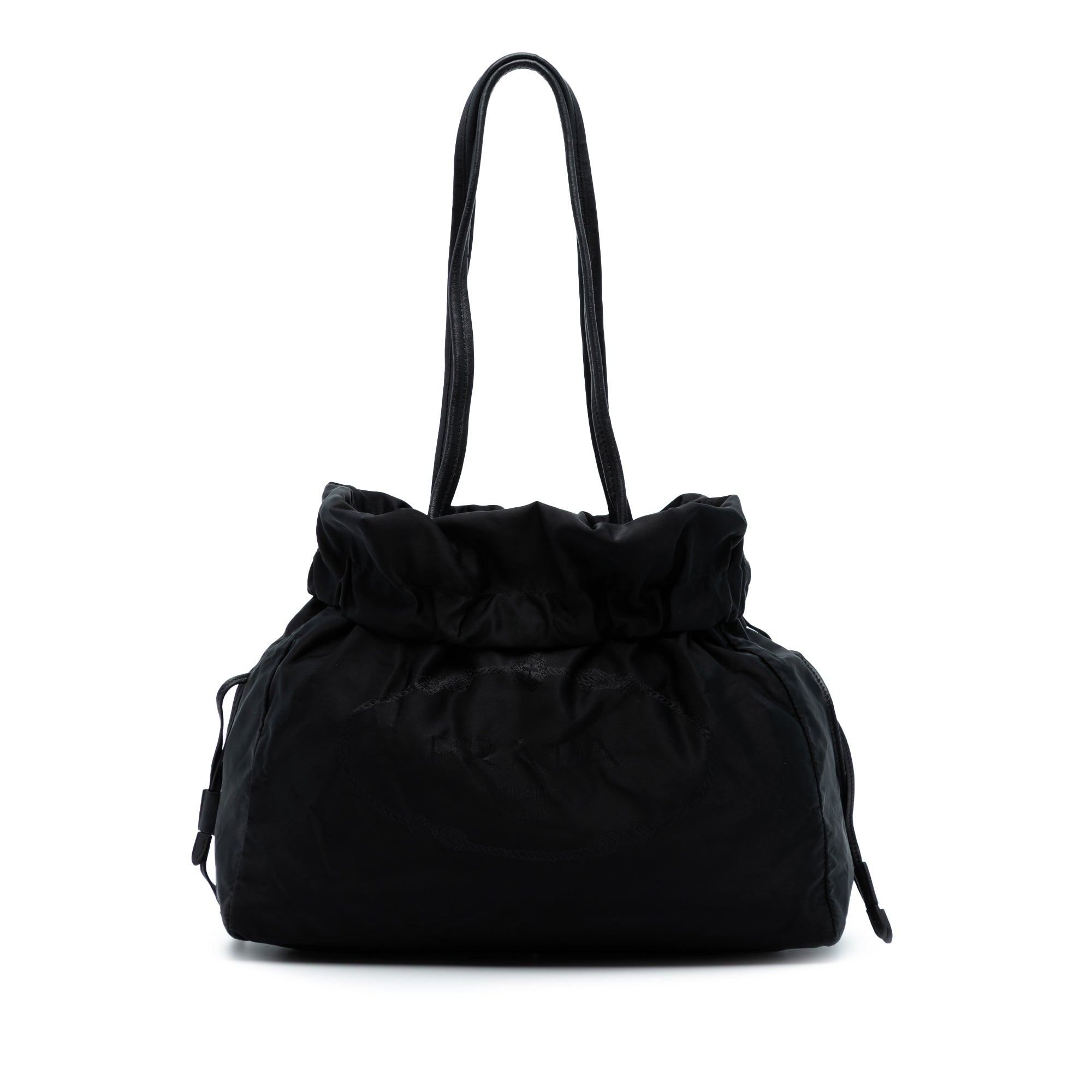 Tessuto Logo Drawstring Tote