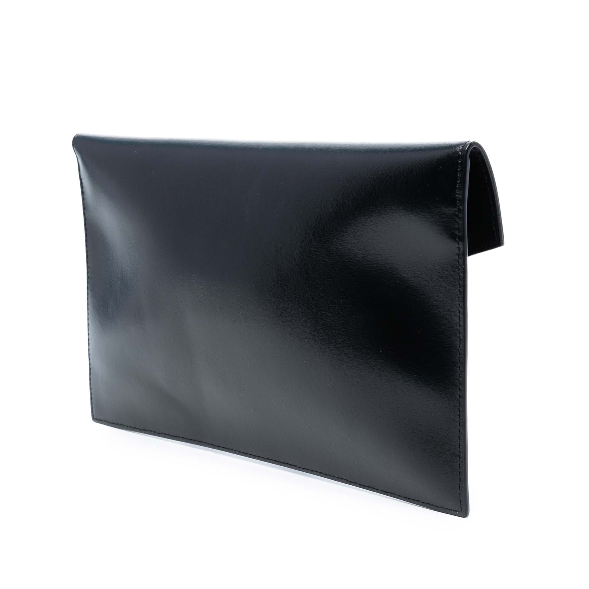 Smooth Shiny Calfskin Monogram Uptown Pouch