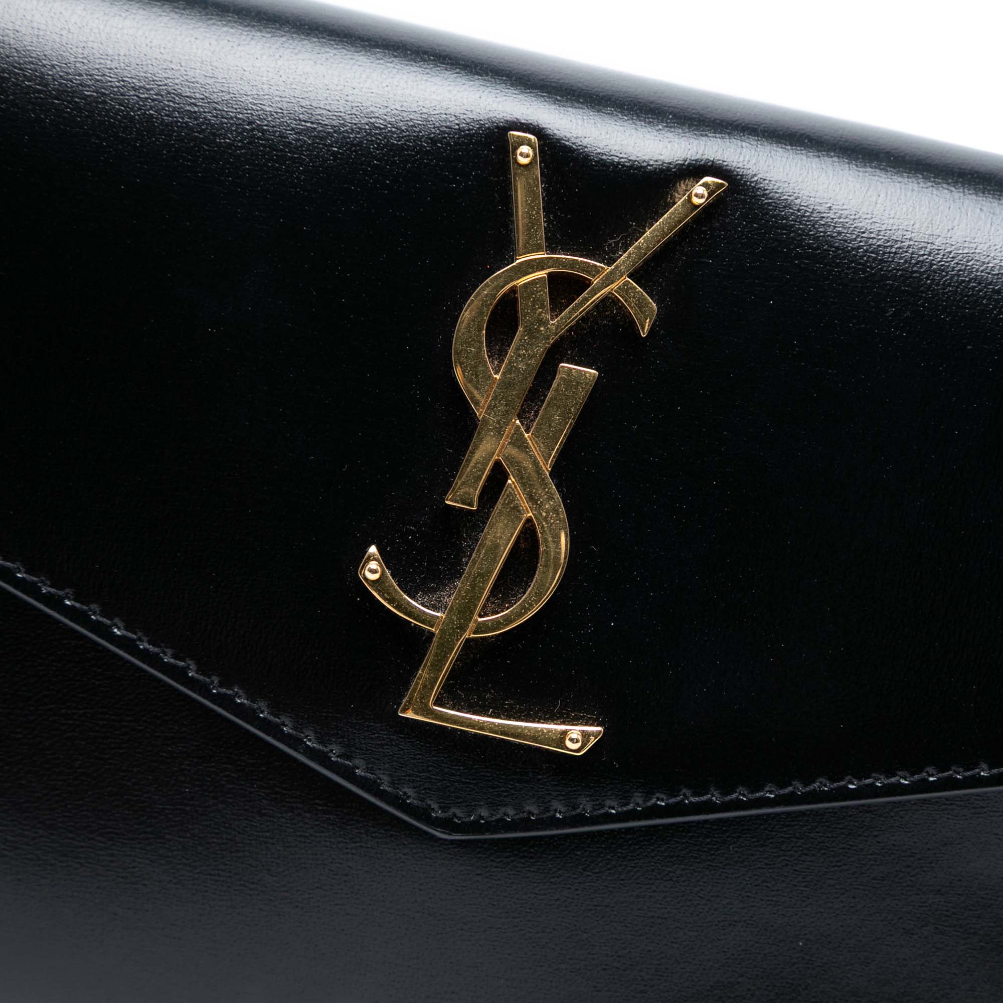 Smooth Shiny Calfskin Monogram Uptown Pouch