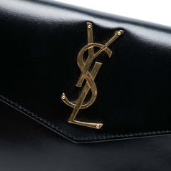 Smooth Shiny Calfskin Monogram Uptown Pouch