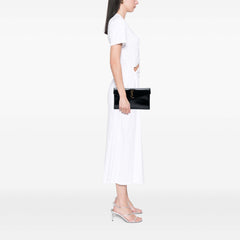 Smooth Shiny Calfskin Monogram Uptown Pouch