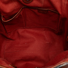 Small Suede Trimmed Haymarket Check Coated Canvas Canterbury Tote