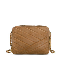 CC Quilted Suede Tassel Camera Bag