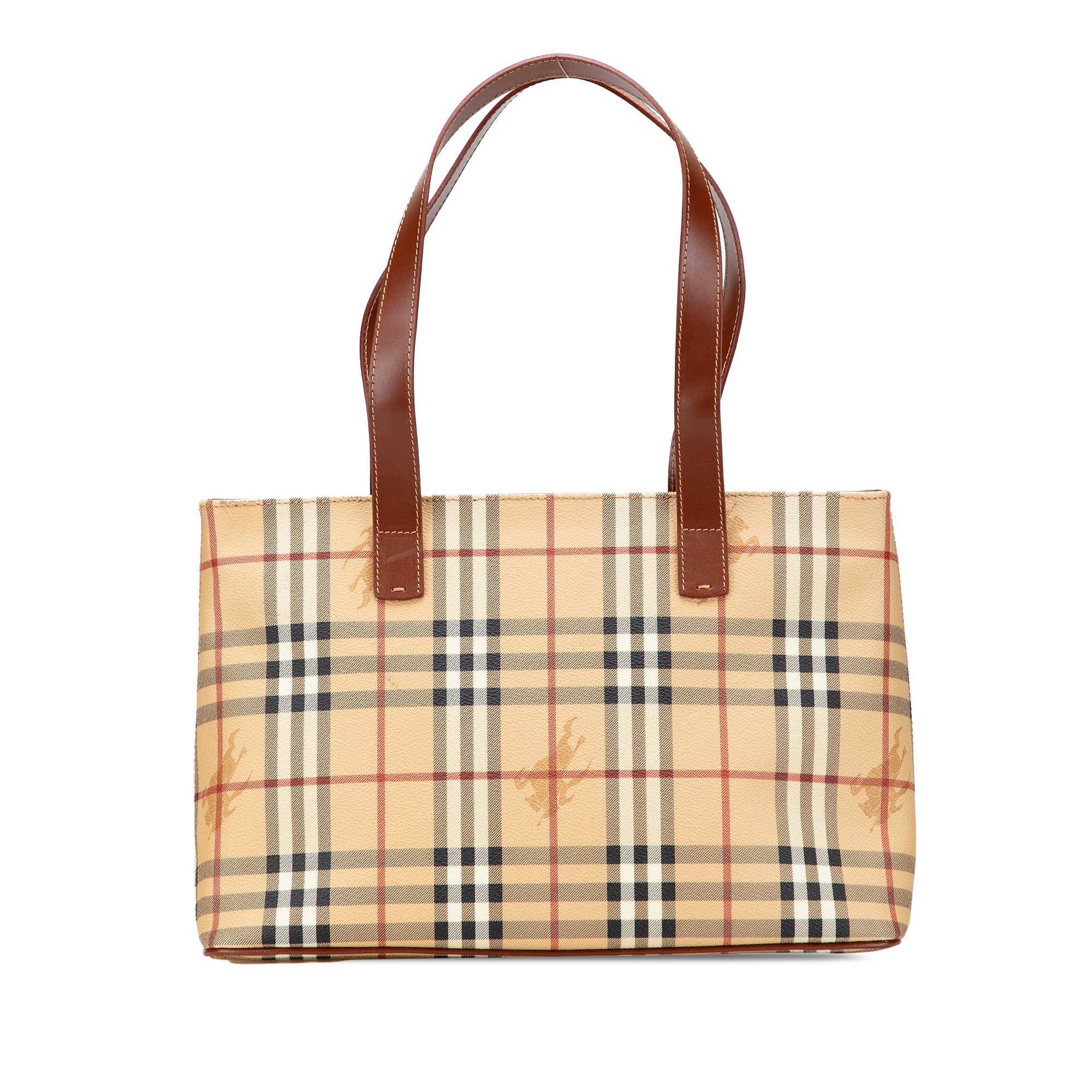 Haymarket Check Coated Canvas Tote