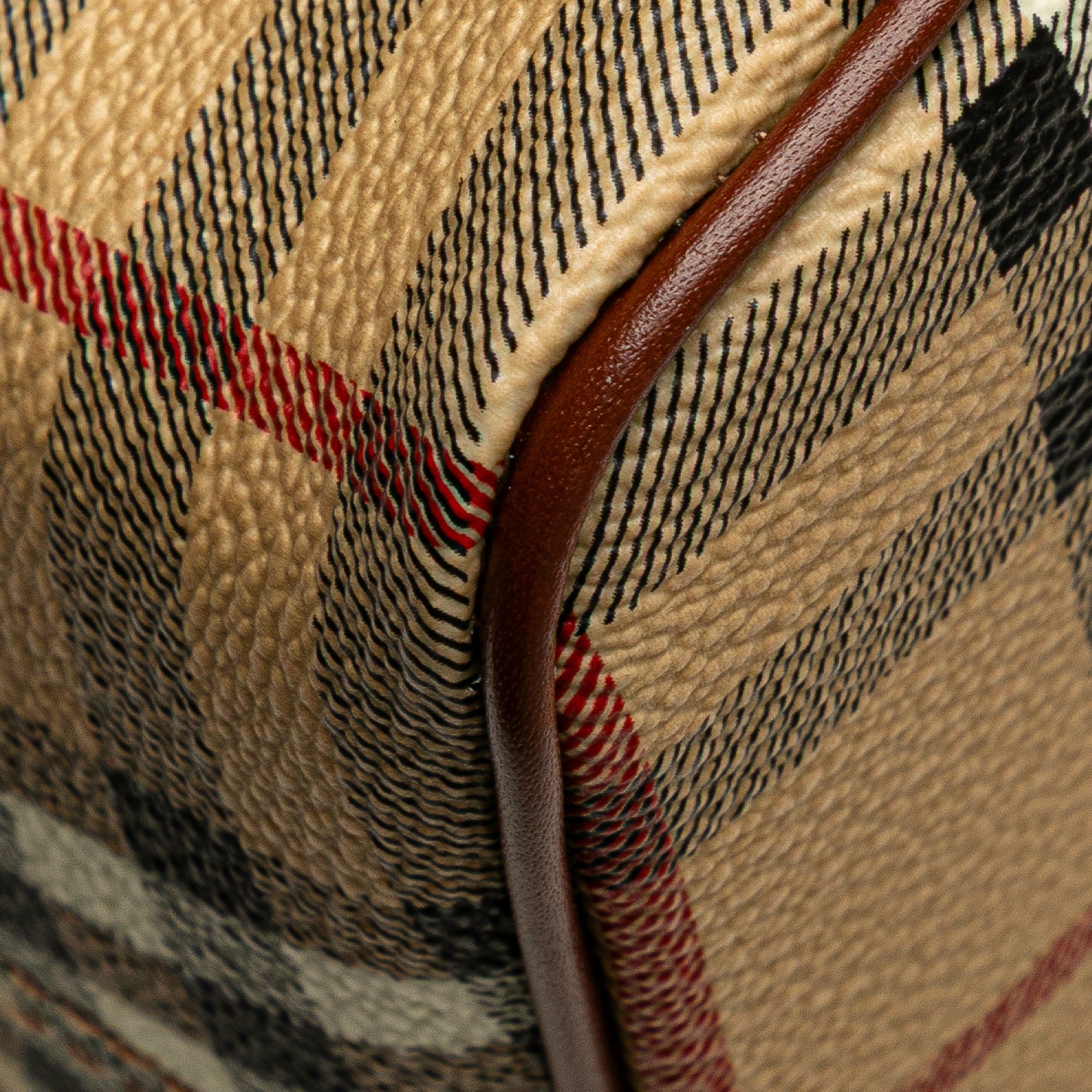 Haymarket Check Coated Canvas Tote