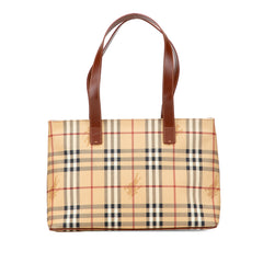 Haymarket Check Coated Canvas Tote
