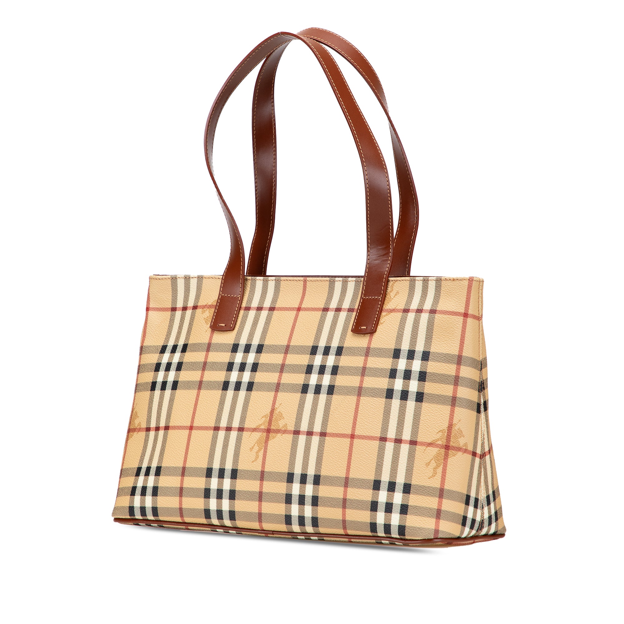 Haymarket Check Coated Canvas Tote